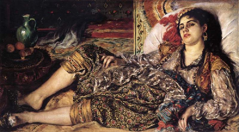 Pierre-Auguste Renoir Odalisque ou Une Femme d Alger China oil painting art